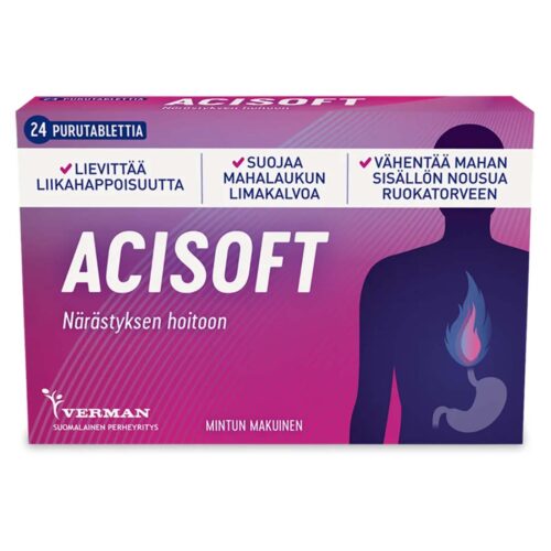 Acisoft heartburn remedy