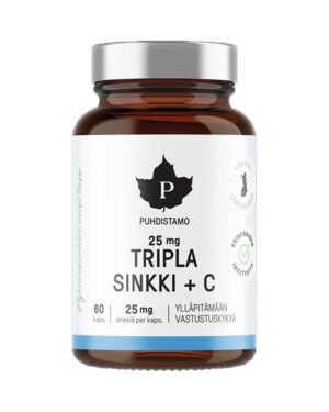 Triple zinc supplement for a better absorption.