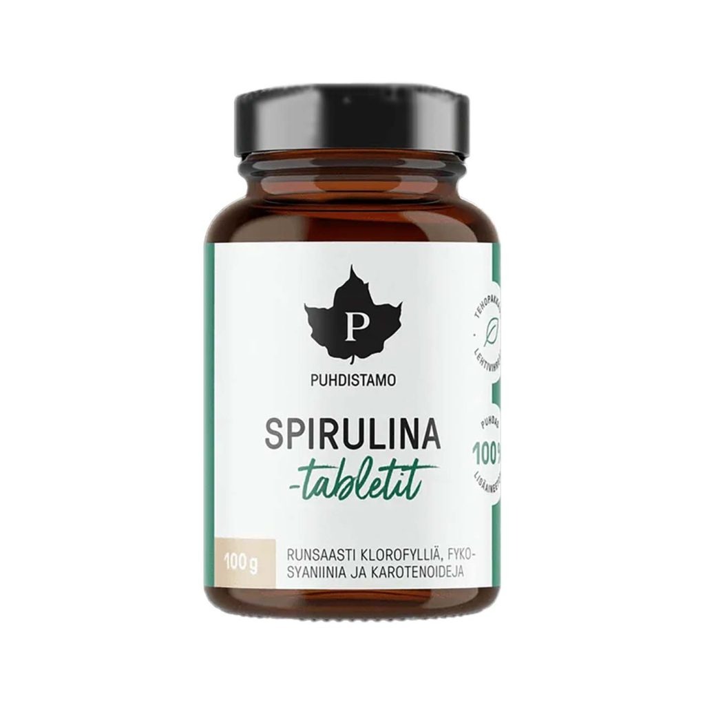 Spirulina tablets supplement