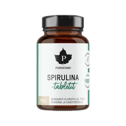 Spirulina tablets supplement