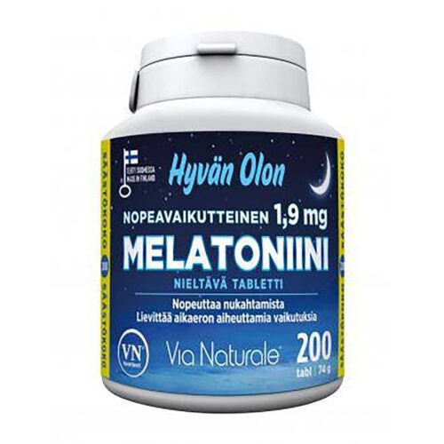 Fast acting melatonin 1,9 mg