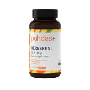 Berberin 800 mg, Puhdas+ supplement