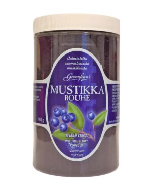 Bilberry powder supplement