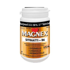 Magnesium citrate + vitamin B6