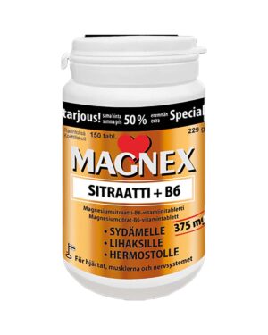 Magnesium citrate + vitamin B6