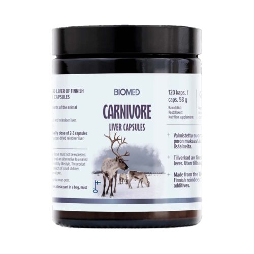 Carnivore Reindeer liver capsules