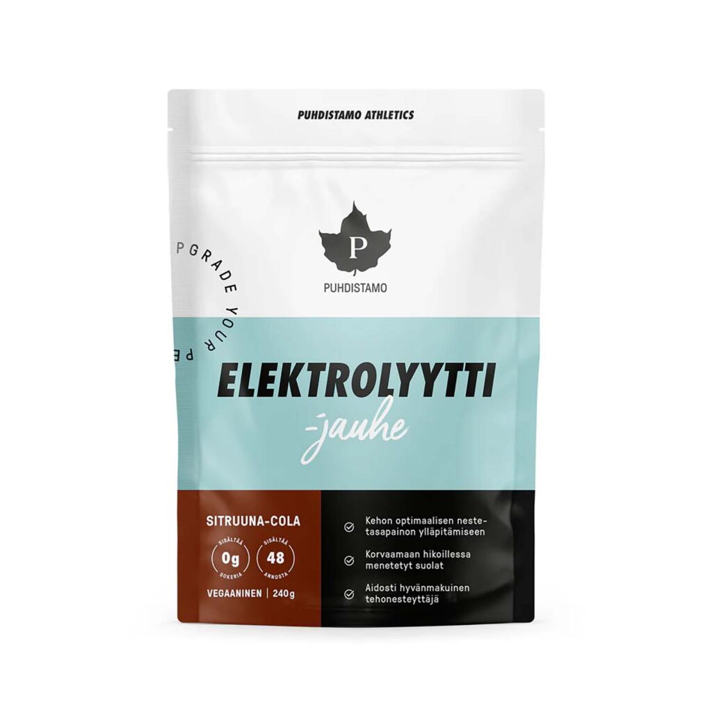 Electrolyte powder flavoured