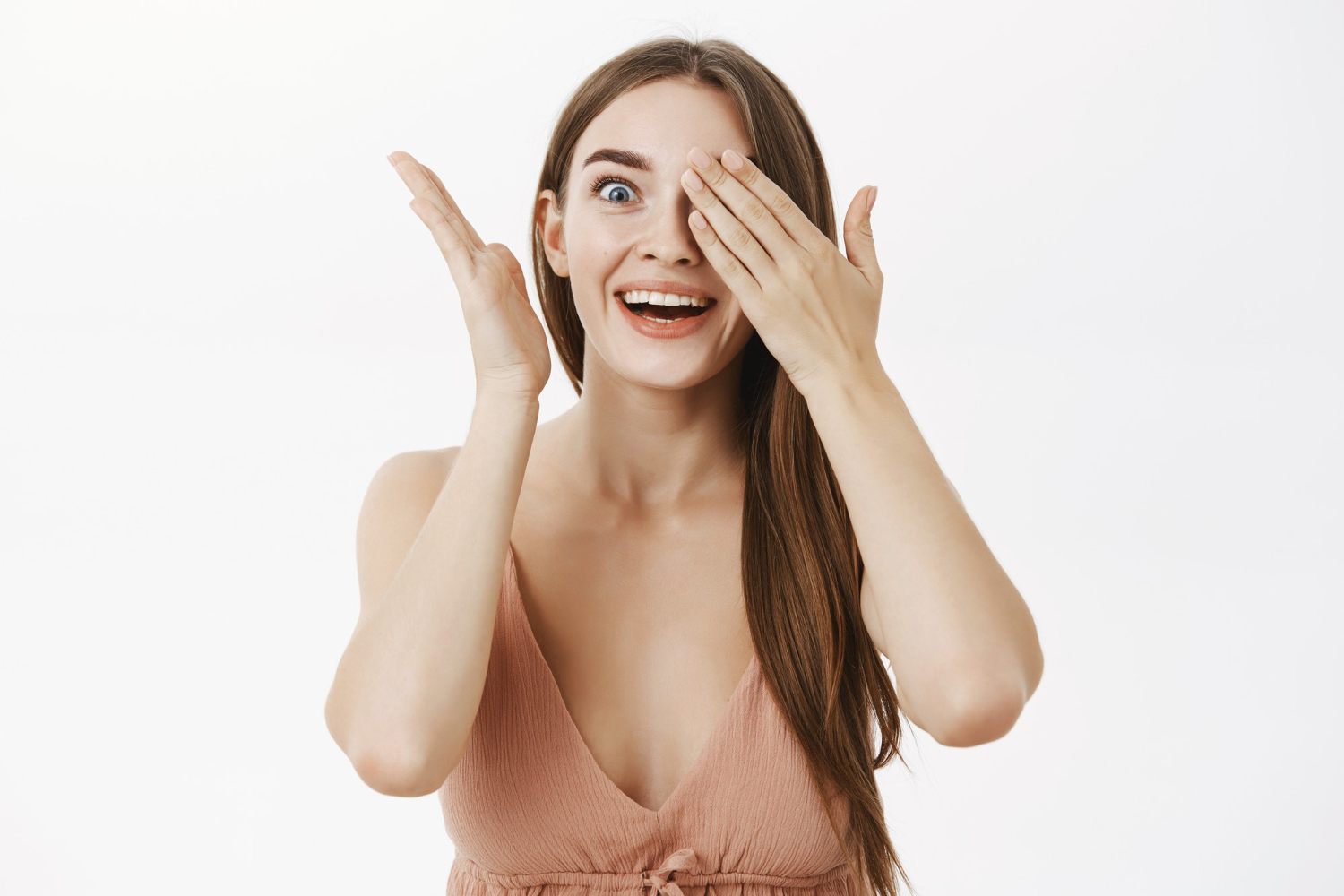 Girl's eye vision