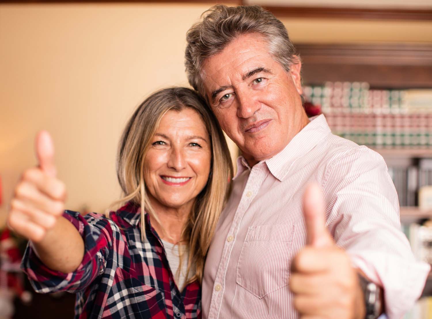 Man and Woman with nice glowing hair