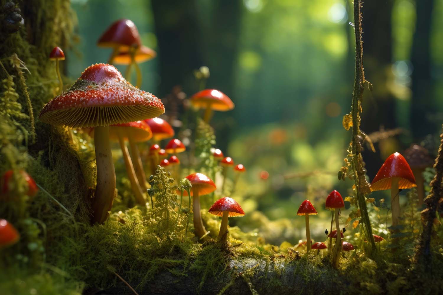 Nordic forest mushrooms