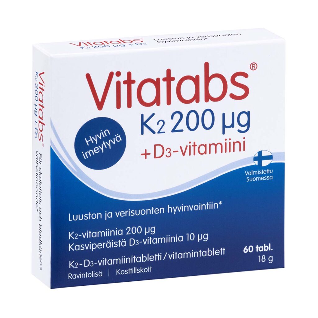Vitatabs K2 200mg D3
